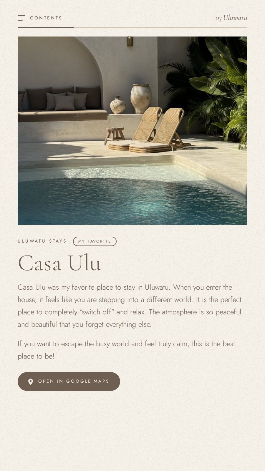 Guide page
